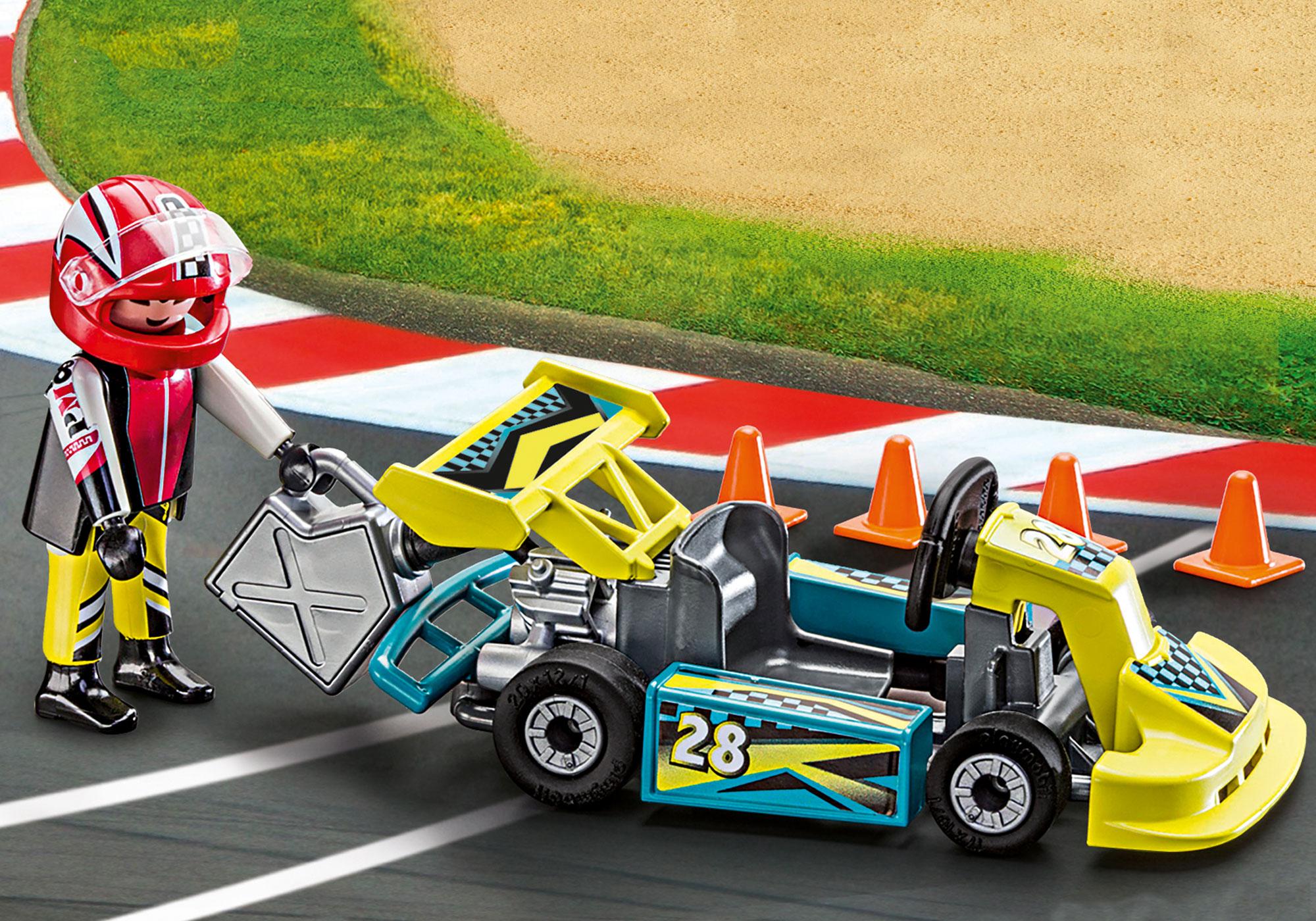 playmobil race car set